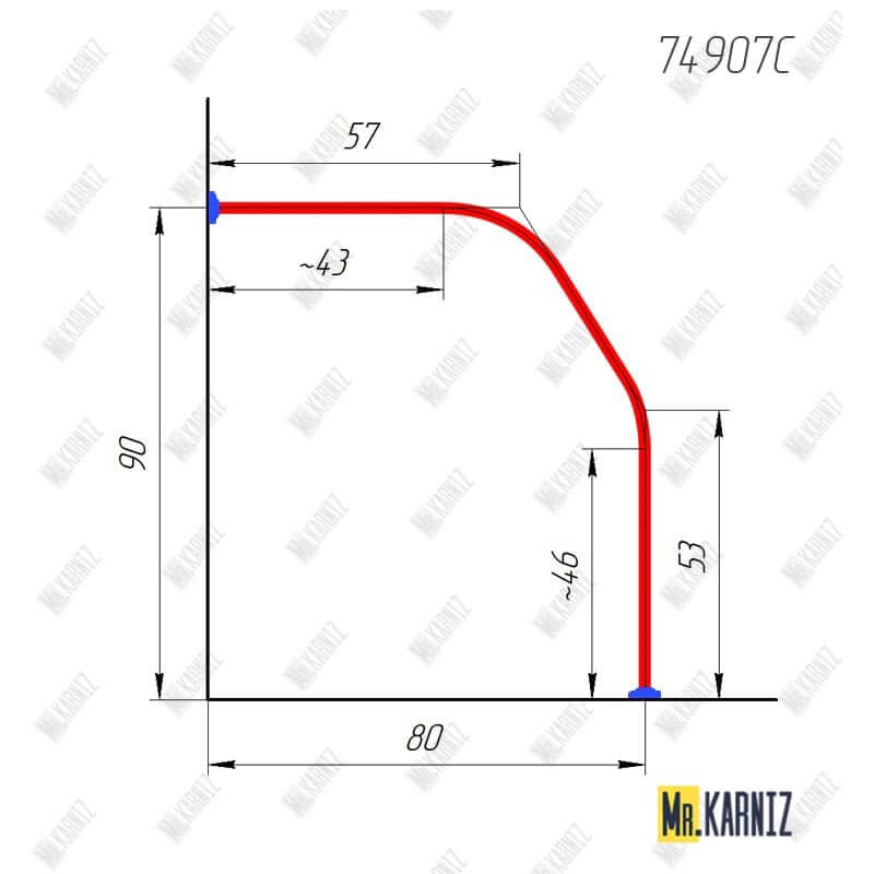74907C Карниз по чертежу