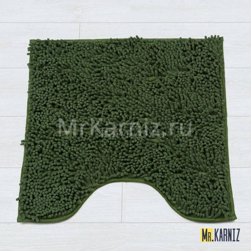 Коврик для туалета Люкс зеленый