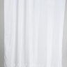 Штора для ванной Двухслойная Органза белая фото 2
