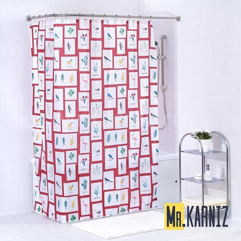 Штора для ванной Birds Photo Frames Штора для ванной Birds Photo Frames